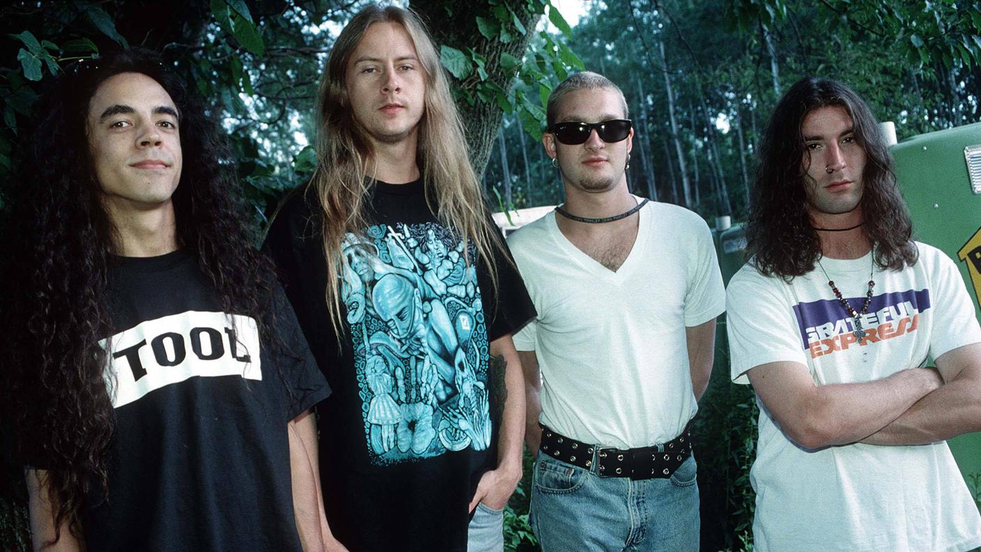 Alice in Chains: Mike Inez, Jerry Cantrell, Layne Staley e Sean Kinney