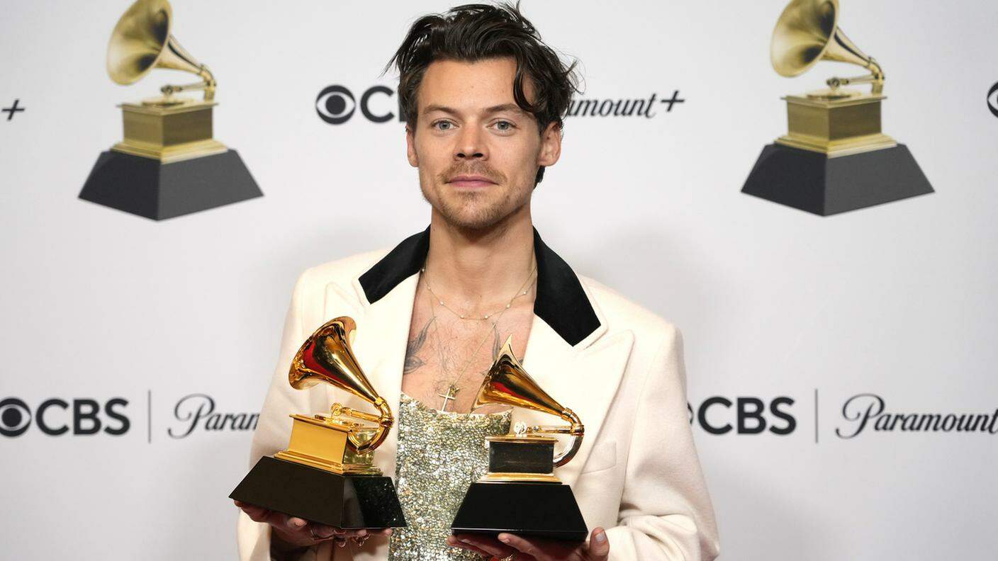 Harry Styles ha brillato in modo particolare in quest'edizione numero 65 dei Grammy Awards