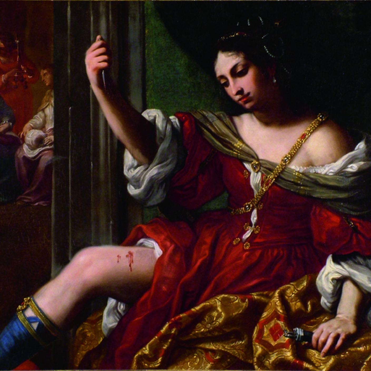 Elisabetta Sirani, Porzia che si ferisce alla coscia, 1664
