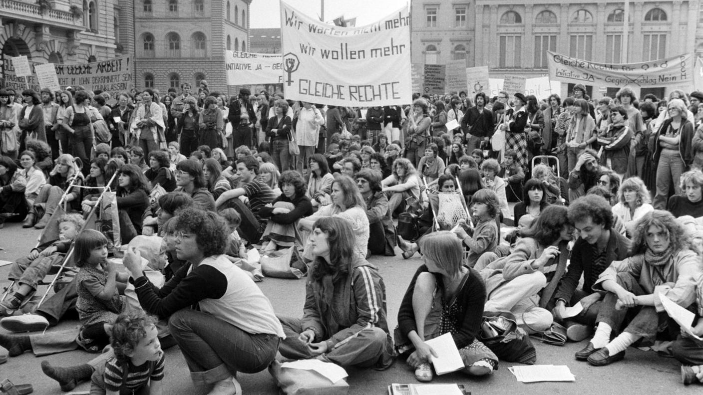 Il Raduno Nazionale per la Parità Berna il 7 giugno 1980
