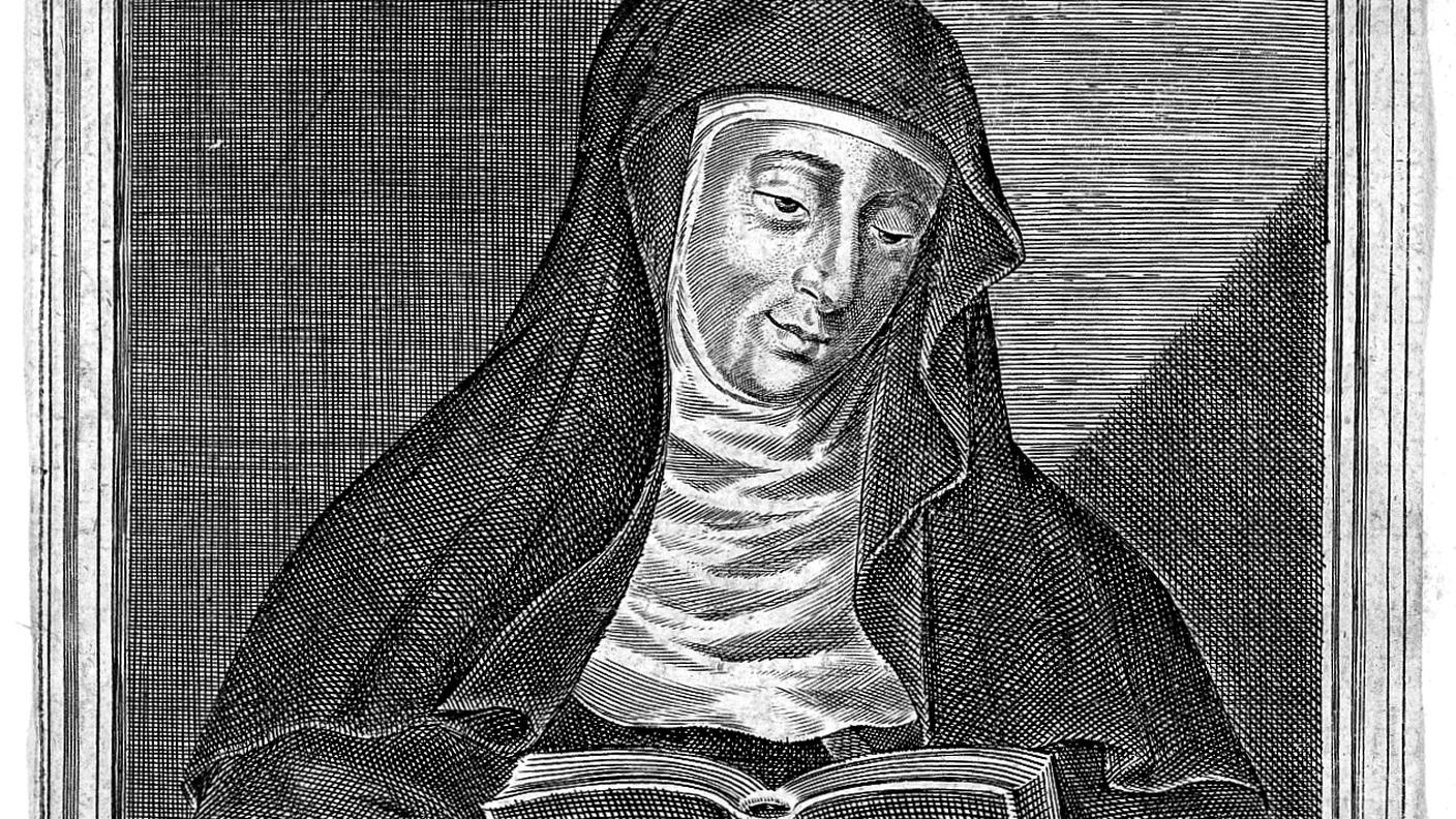 Ritratto di Ildegarda di Bingen, badessa e medica tedesca, William Marshall.