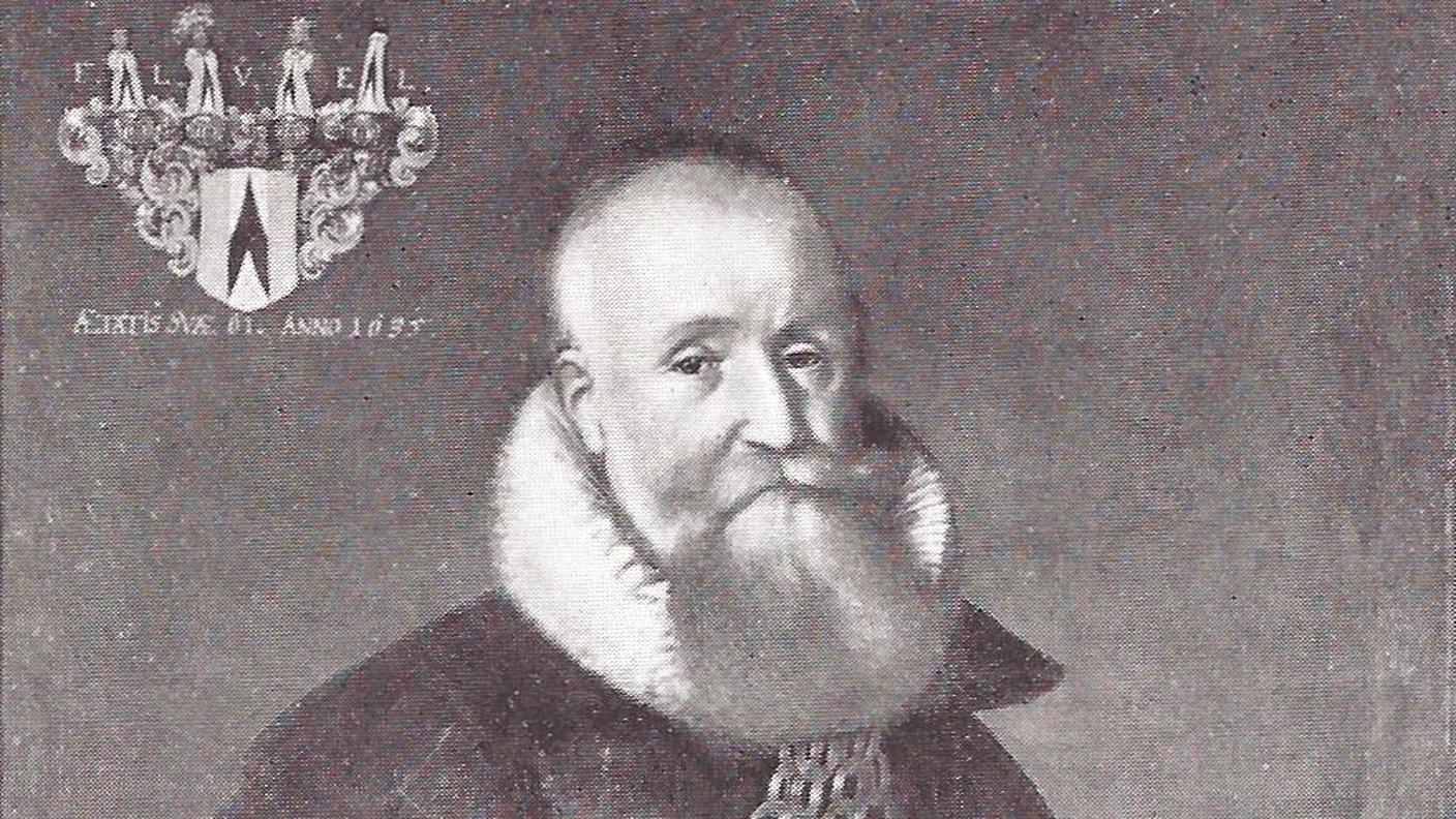 Franz Ludwig von Erlach, scoltetto di Berna e nonno materno del tenente di vascello al servizio danese, Johann Ludwig von Erlach.