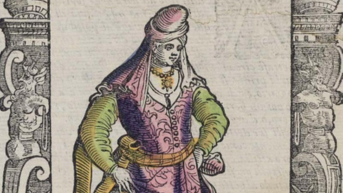 C. Vecellio. Donna Turca, Habiti antichi e moderni di tutto il mondo (1598)