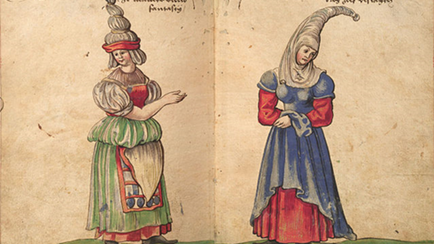  C. Weiditz, Donne di Biscaglia, Trachtenbuch (1530-1540)