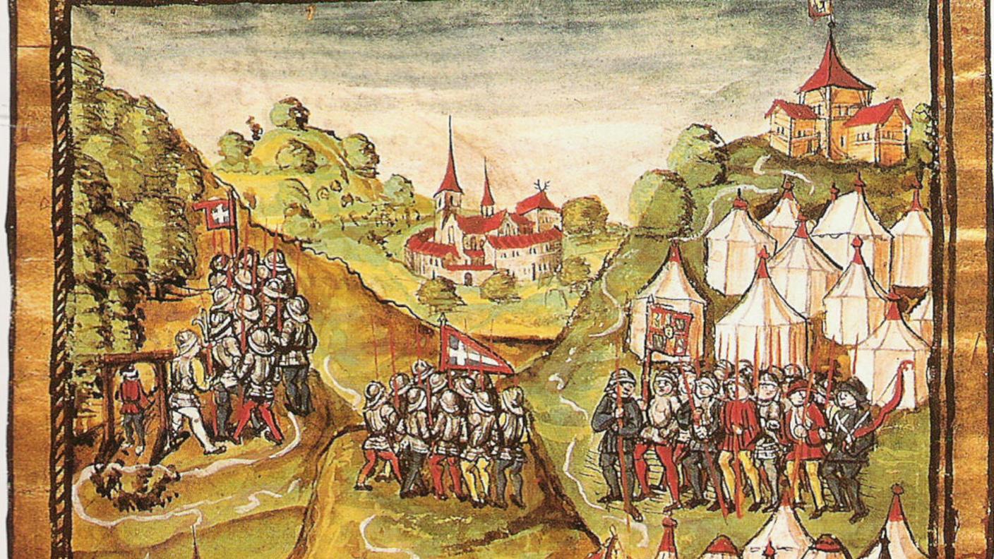 L’assedio di Morat da parte di Carlo il Temerario (1476).