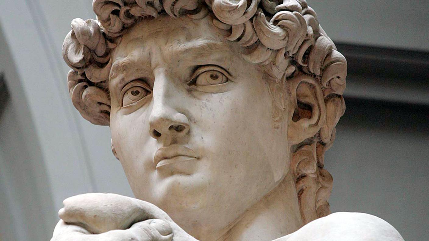 Michelangelo, David, marmo, Galleria dell’Accademia, Firenze. 