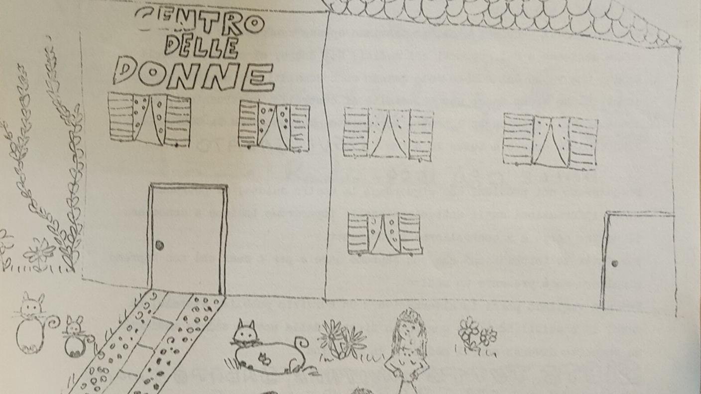 Volantino di inaugurazione del Centro delle Donne, 1977.