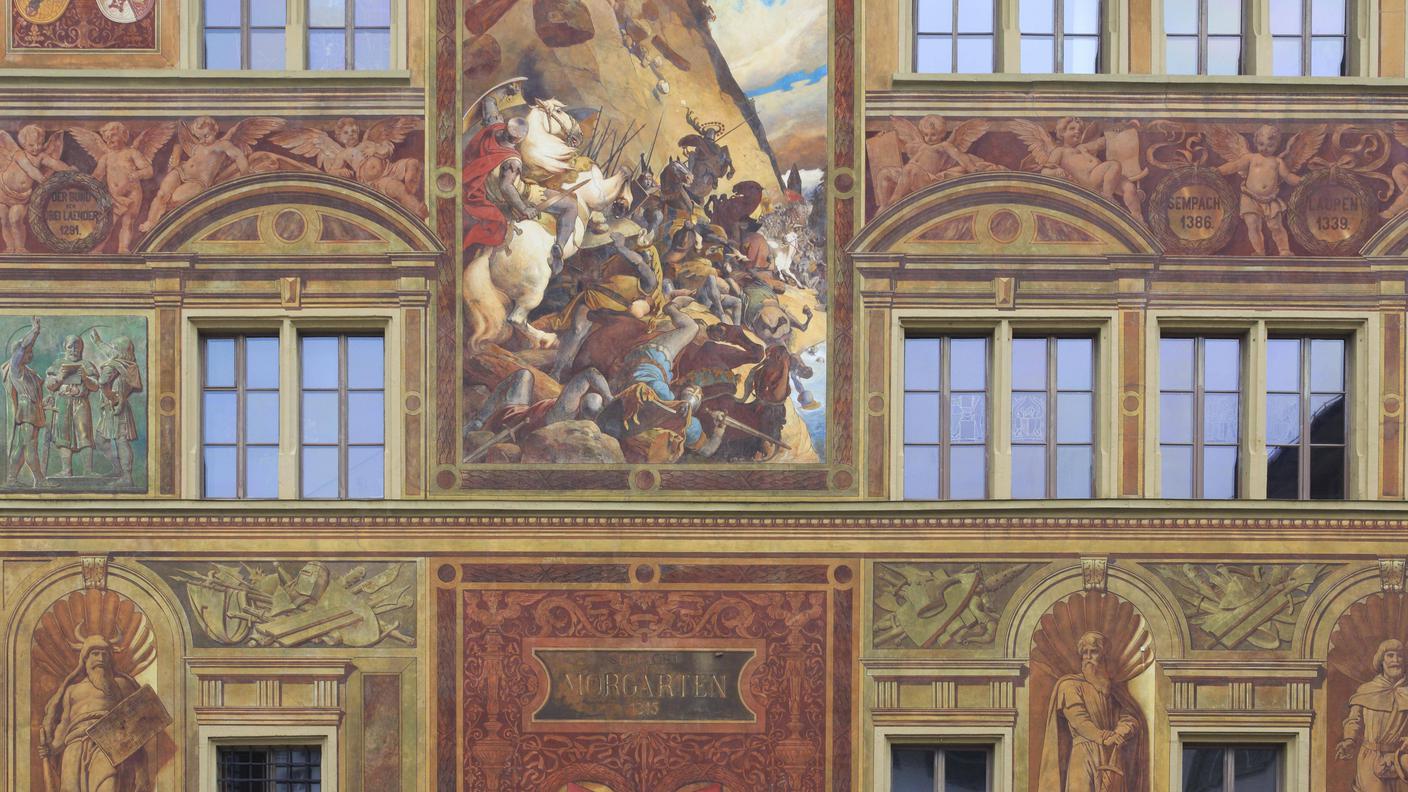 Murale della battaglia del Morgarten