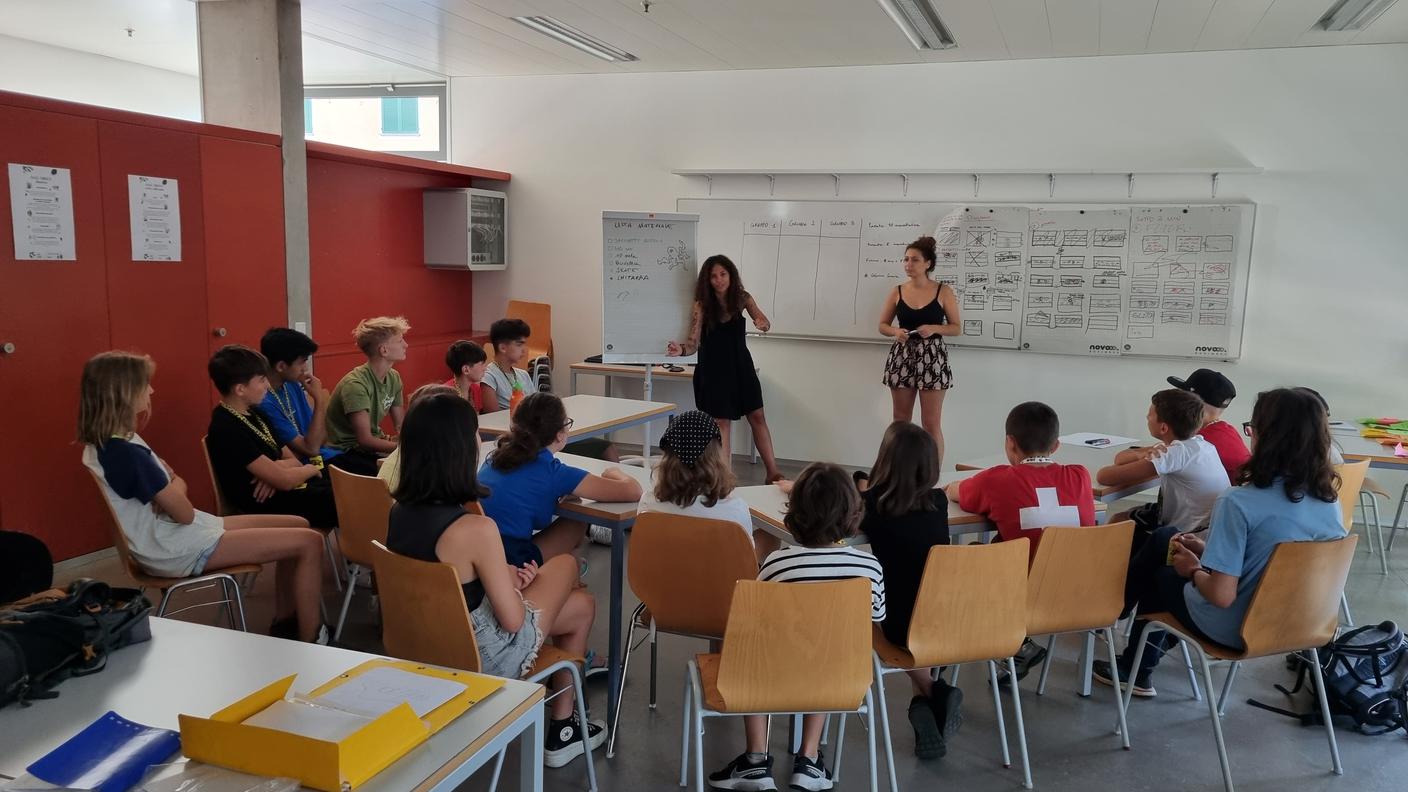 Un momento dell'atelier