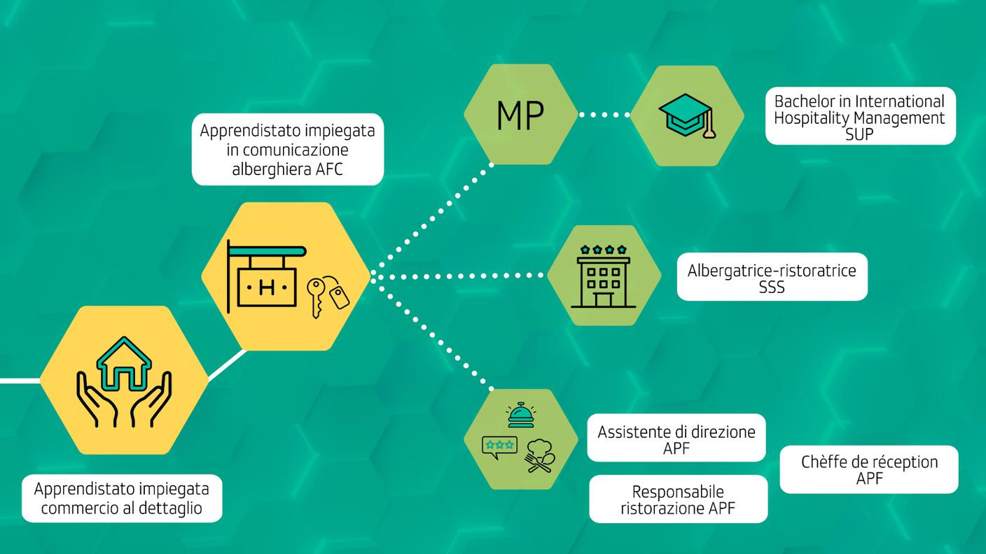 carriera impiegata com alberghiera RSI EDU