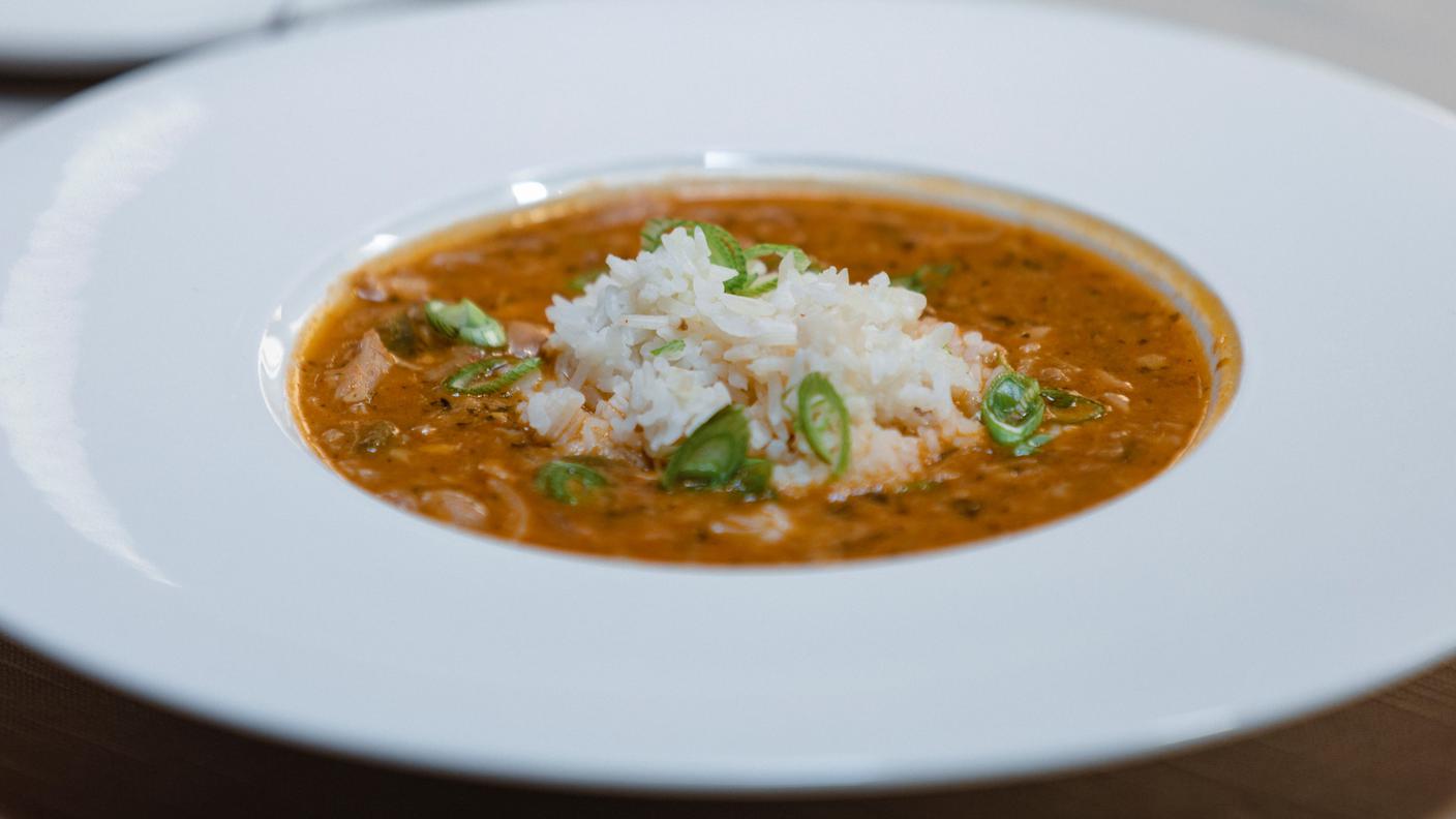 Chicken and sausage Gumbo