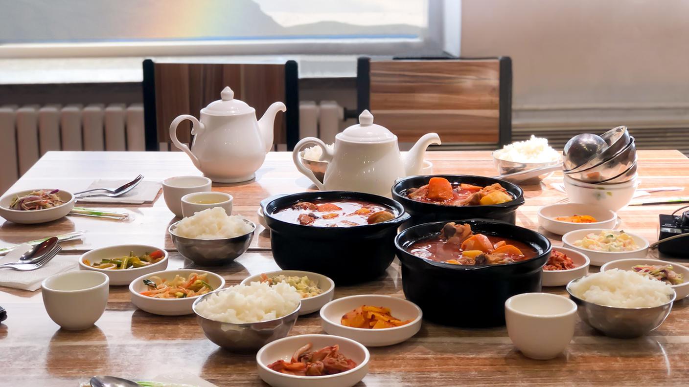 Tavola cibo coreano - sangcharim