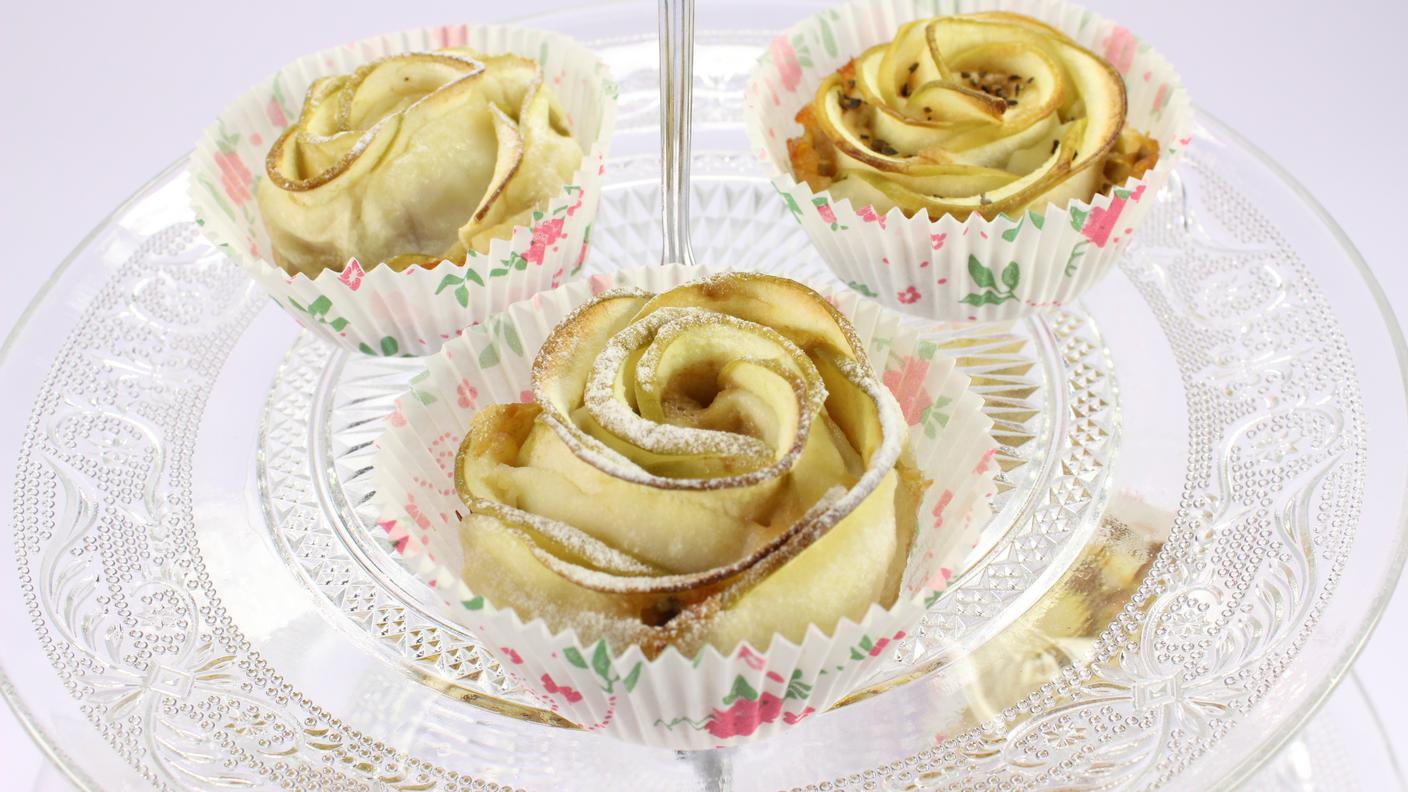  Rose di strudel di mele dolce-salato