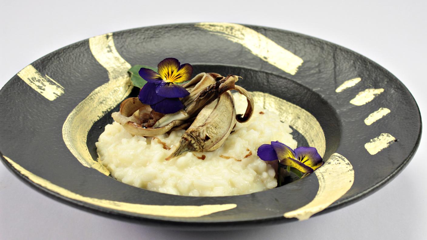 Risotto bollicine e radicchio