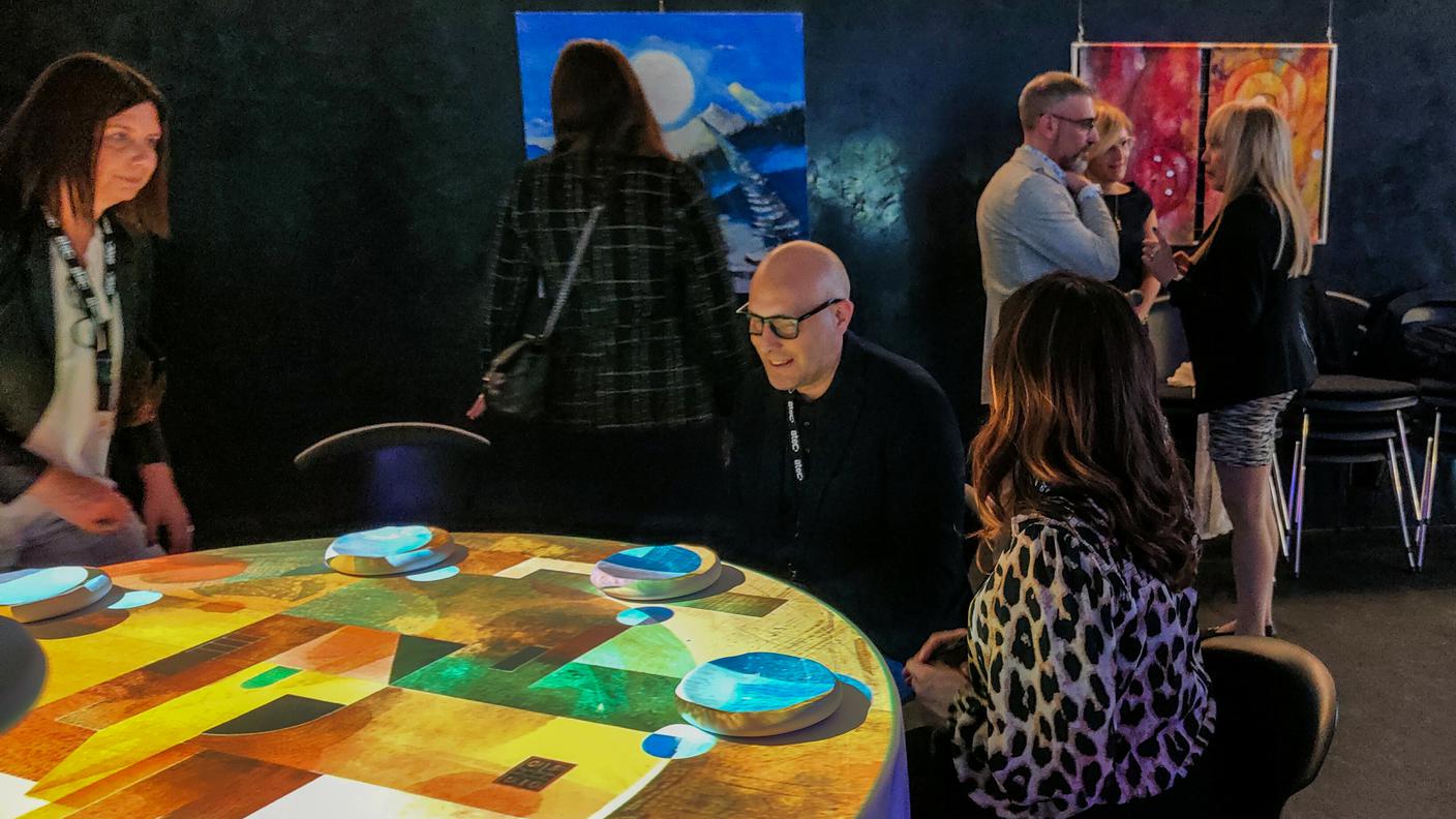 tavola interattiva, immersive food experience, andrea muggiano, ated