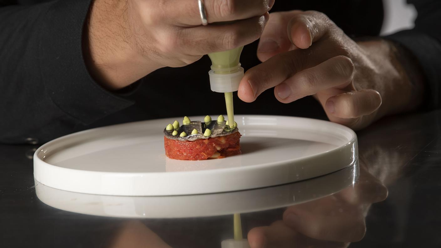 campanella, chef, piatto, gourmet