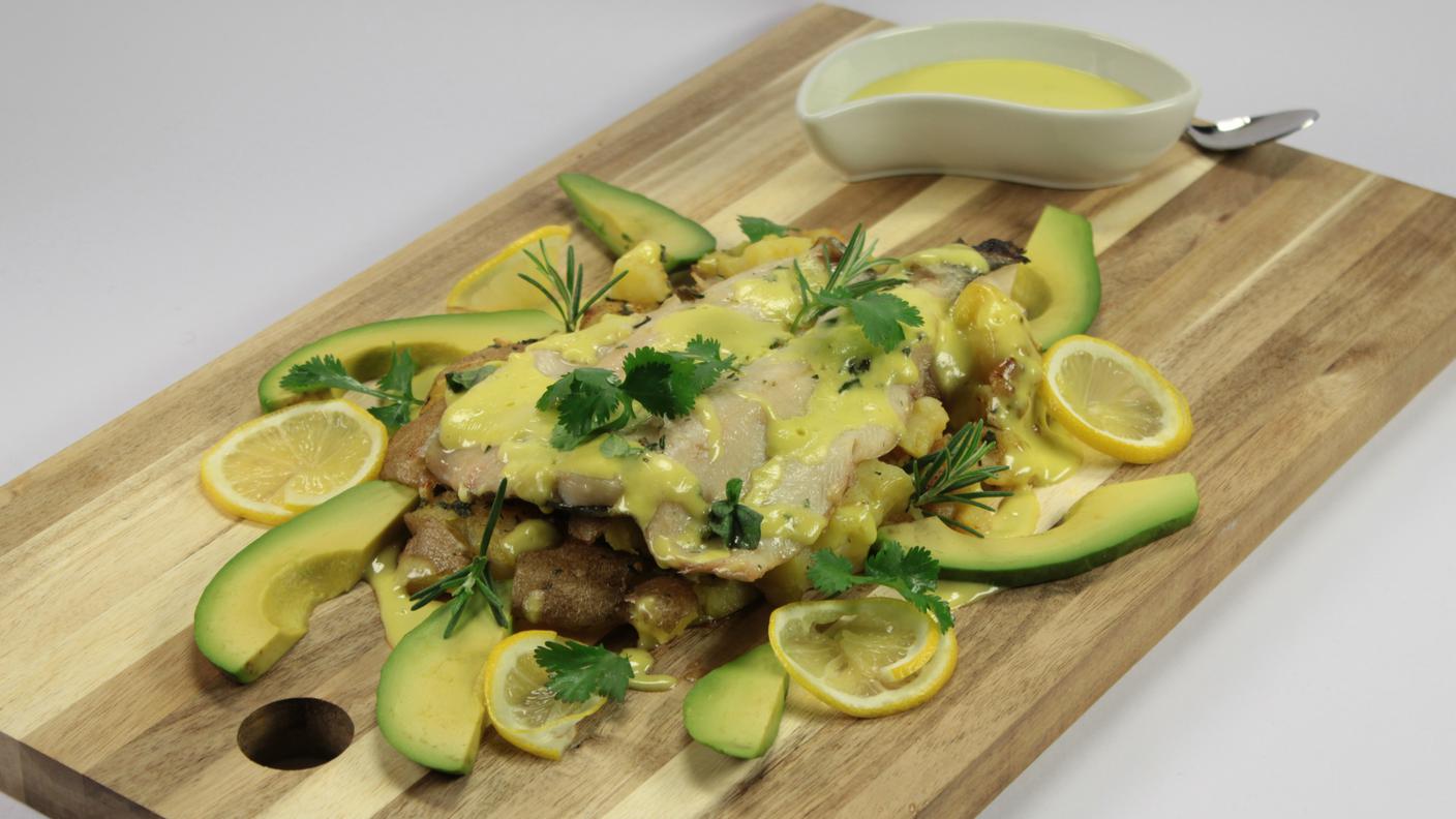 Trota alla griglia con patate
