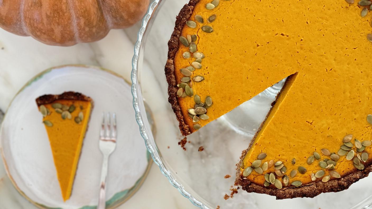 Torta di zucca, (stile “Pumpkin pie”)