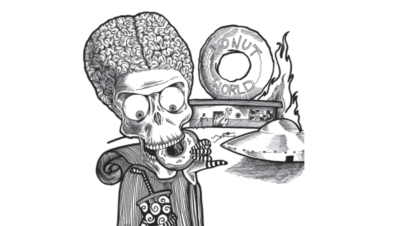 Donut, tim burton, illustrazioni, francesca rosso