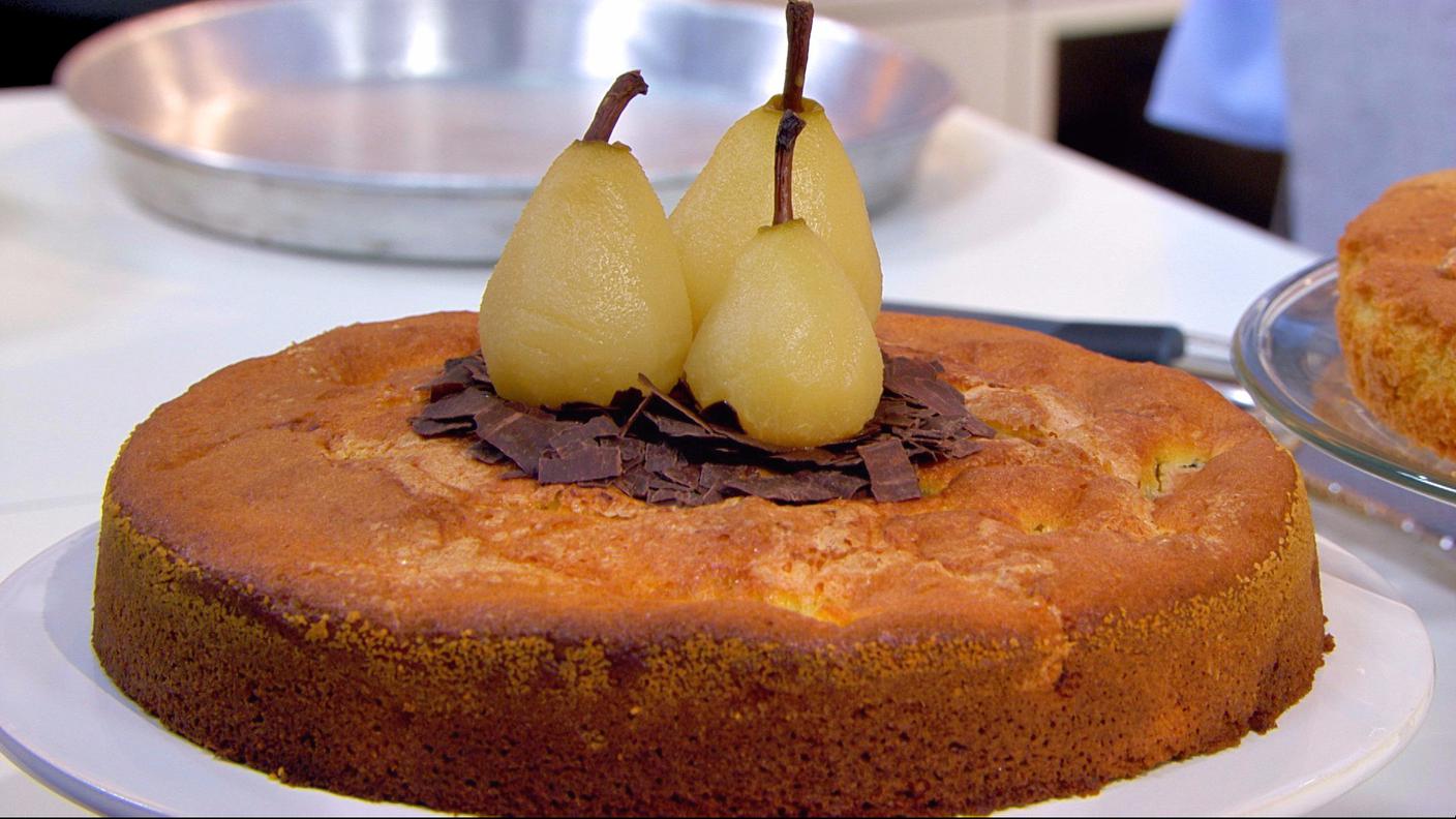 Torta pere e cioccolato