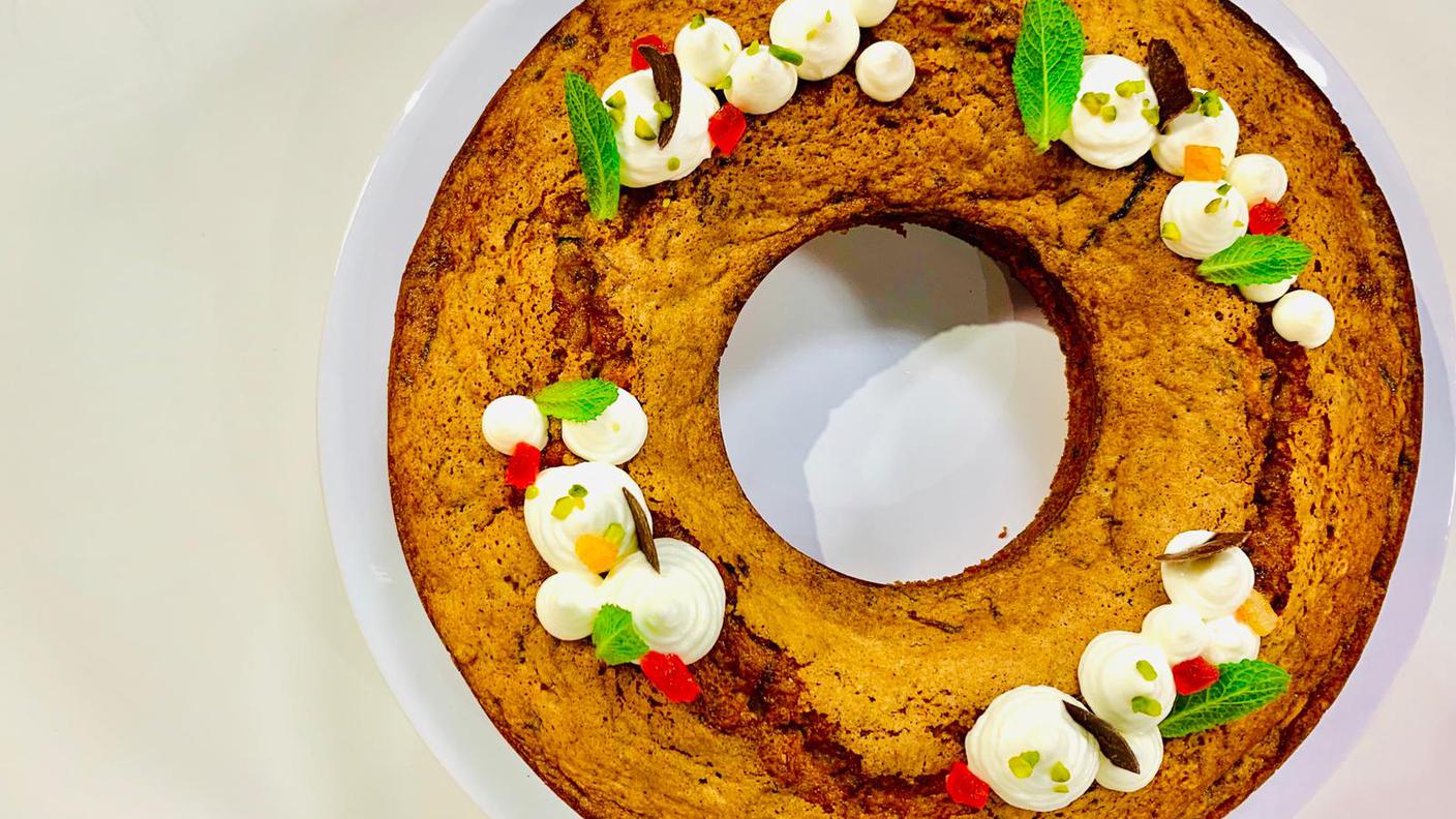 Torta dolce di zucchine