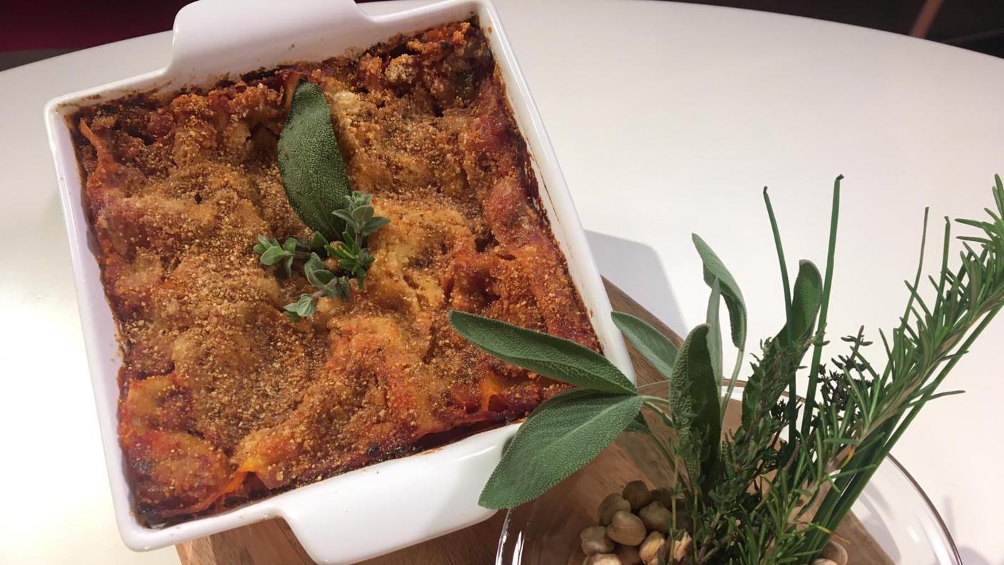 Lasagnetta al ragù di ceci