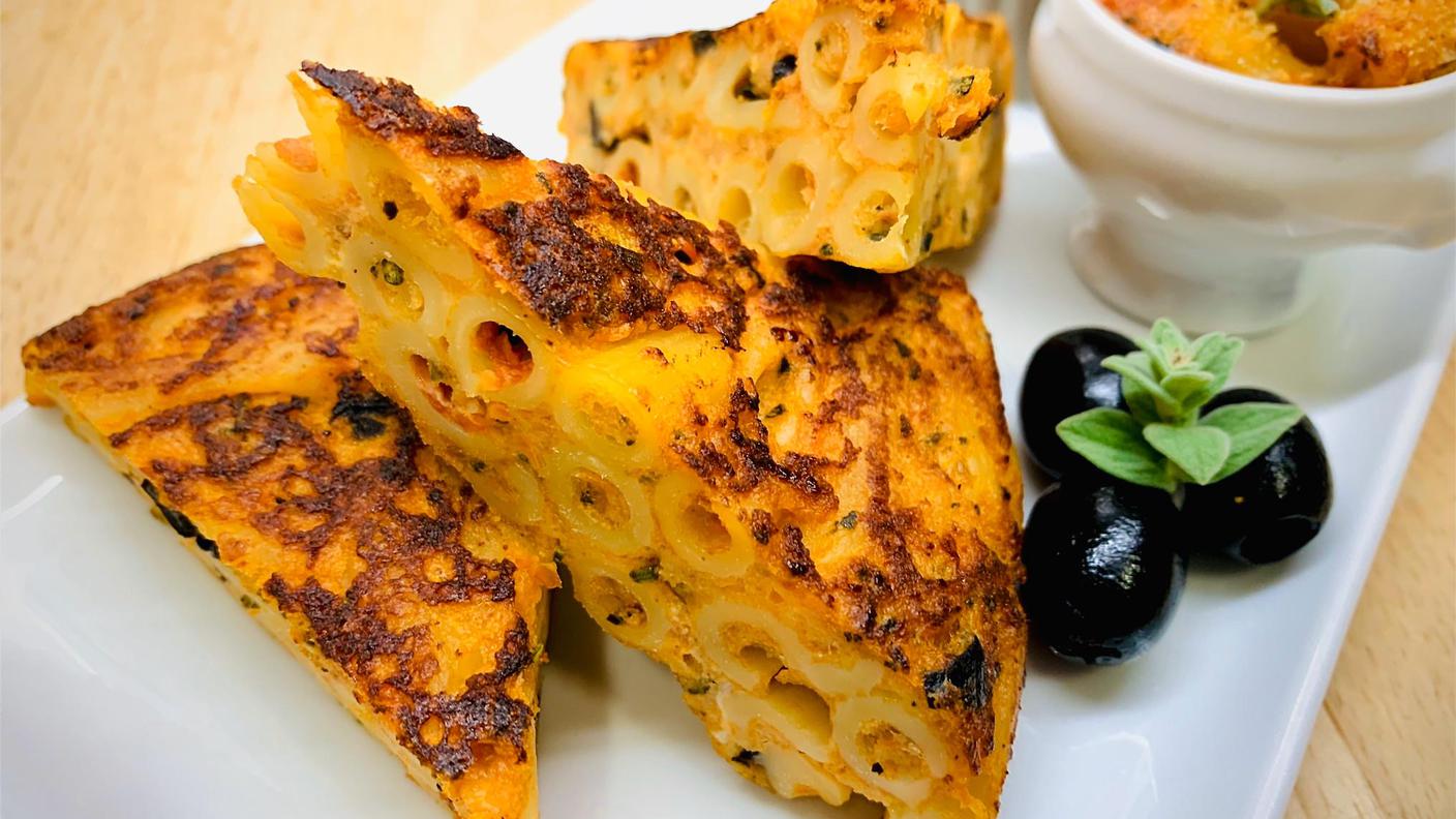 Frittata di pasta del giorno prima