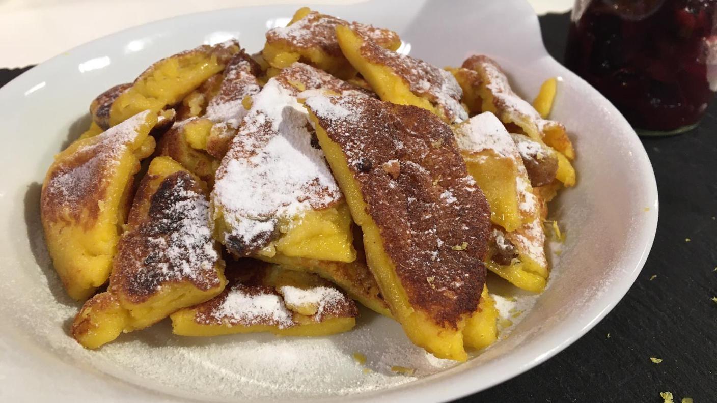 Kaiserschmarrn con composta di prugne