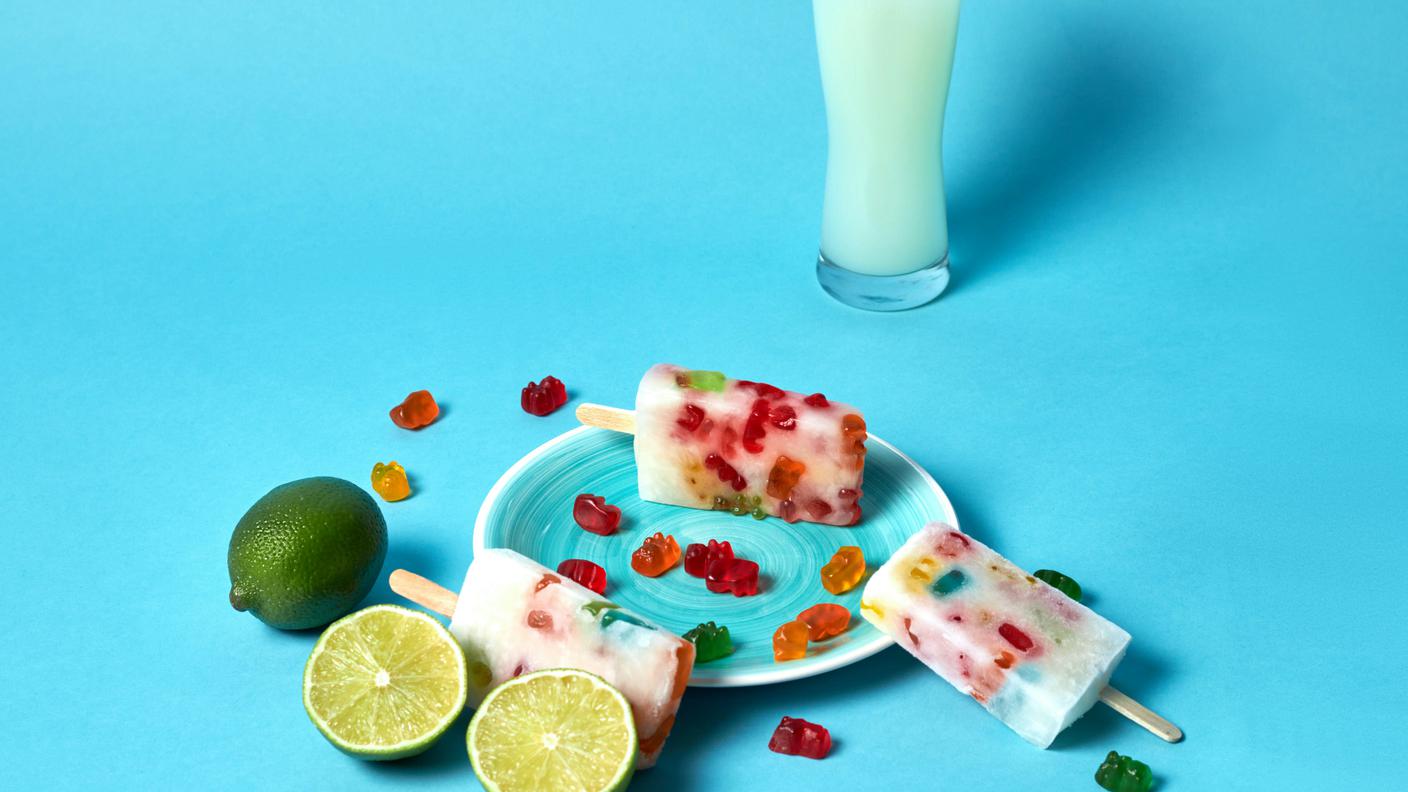 ghiaccioli, estate, frutta fresca