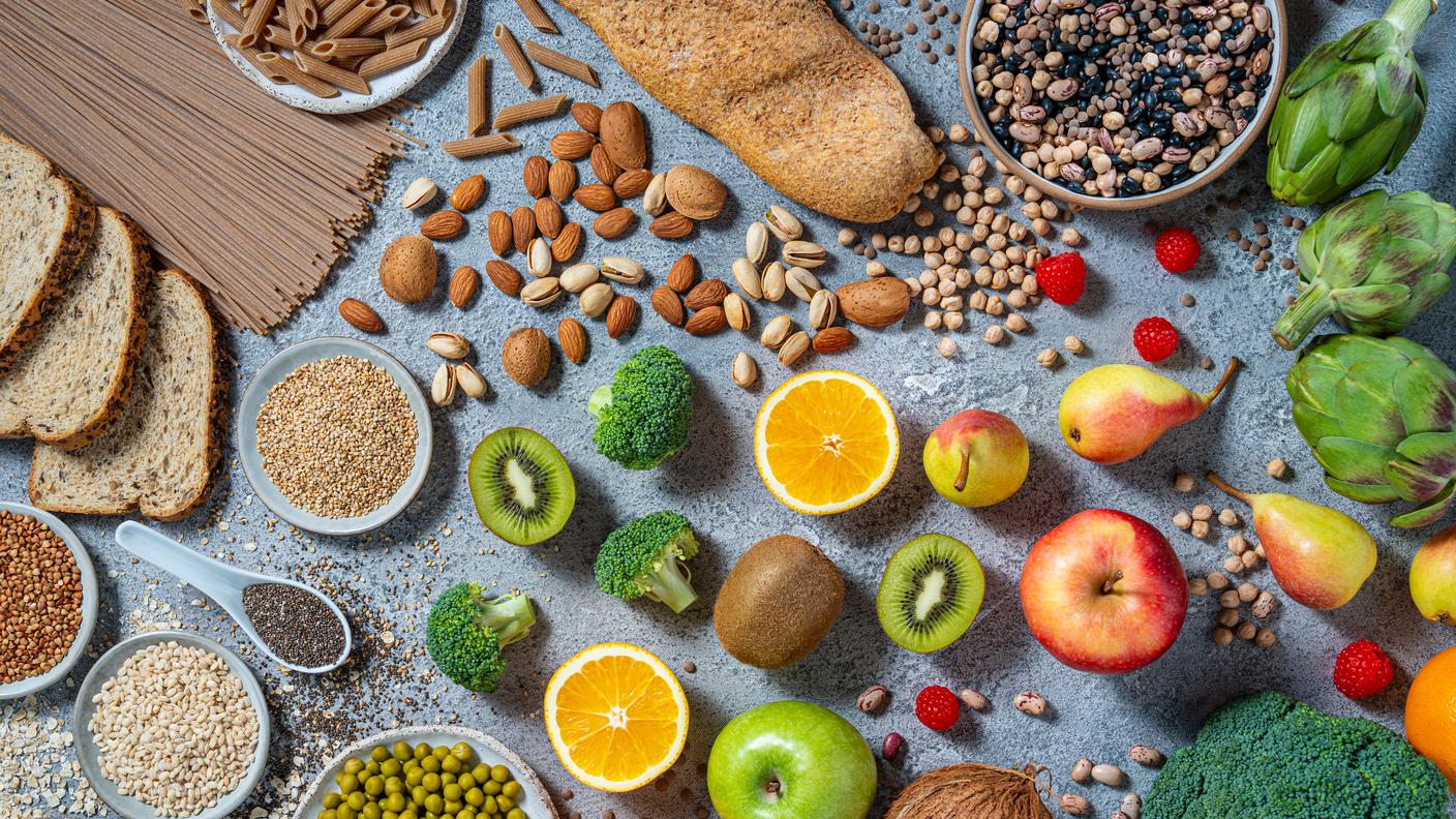 Fibre, fibre alimentari, frutta verdura legumi cereali
