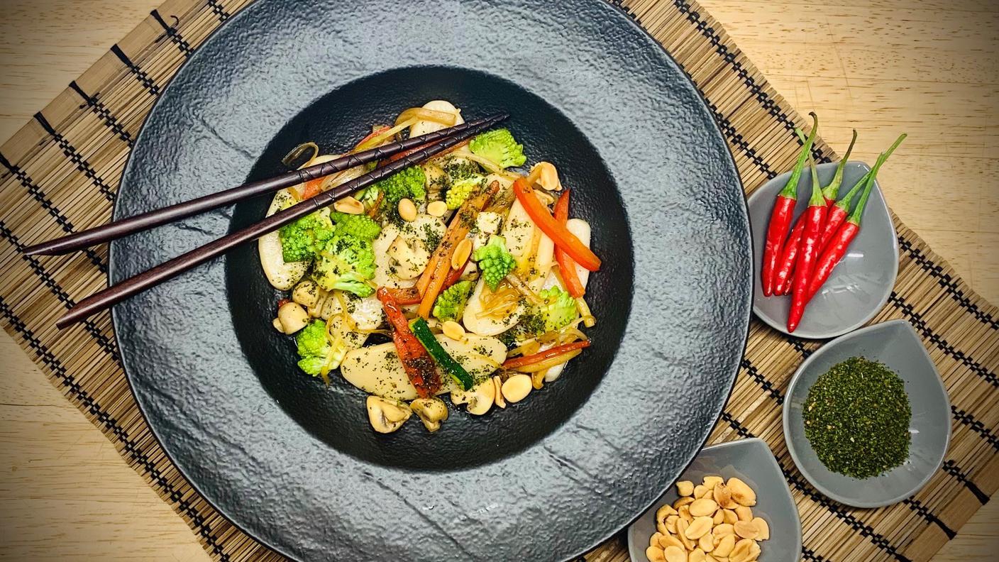 Gnocchi di riso con verdure