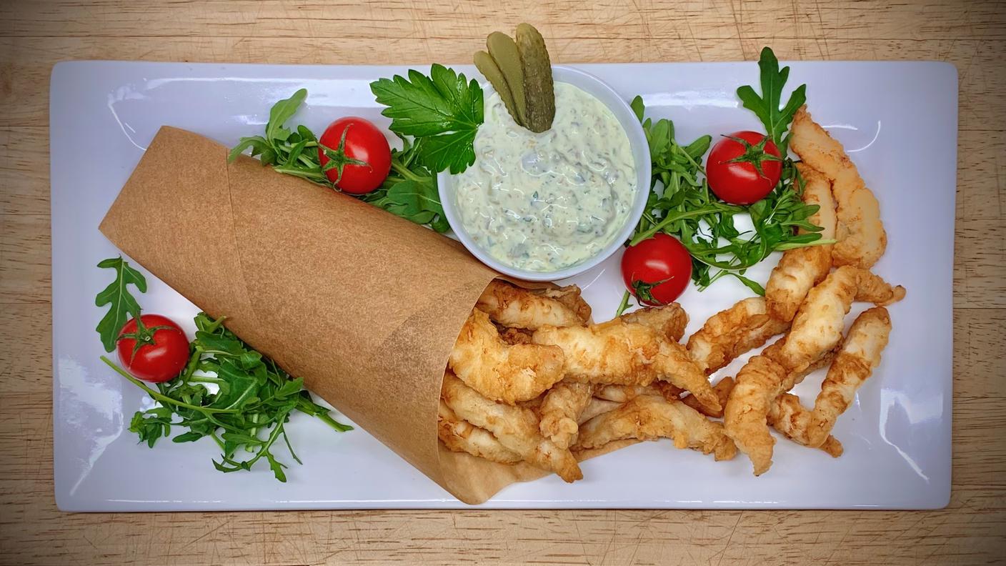 Fritto di lago con salsa tartara allo yogurt