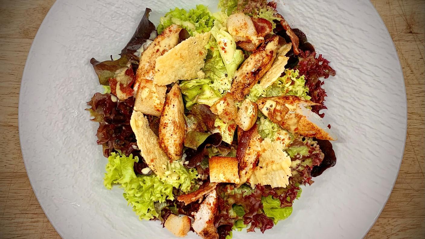 Cesar Salad di coniglio