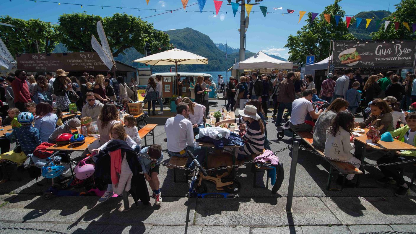 street food, festival, lungolago