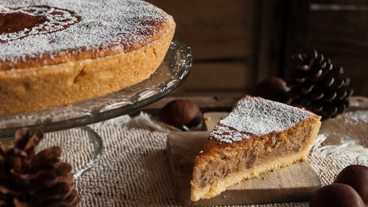 Torta di castagne della Bregaglia