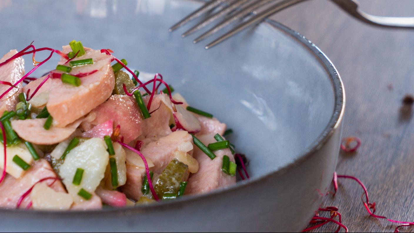 Insalata di cervelas e patate