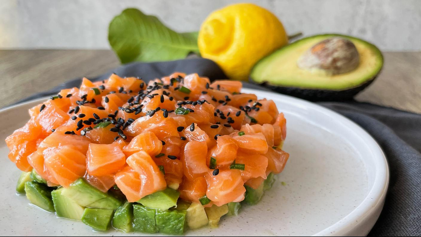 tartare salmone e avocado