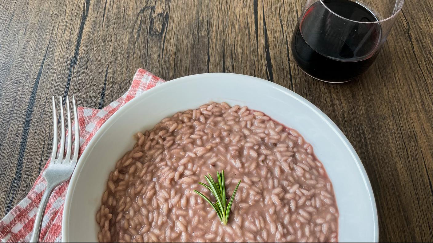 Risotto al vino rosso