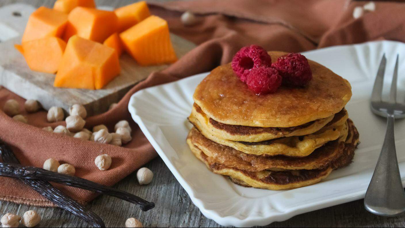 Pancake di zucca senza uova: la ricetta per Ajla Del Ponte