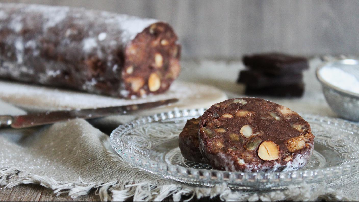 Salame di cioccolato delle feste