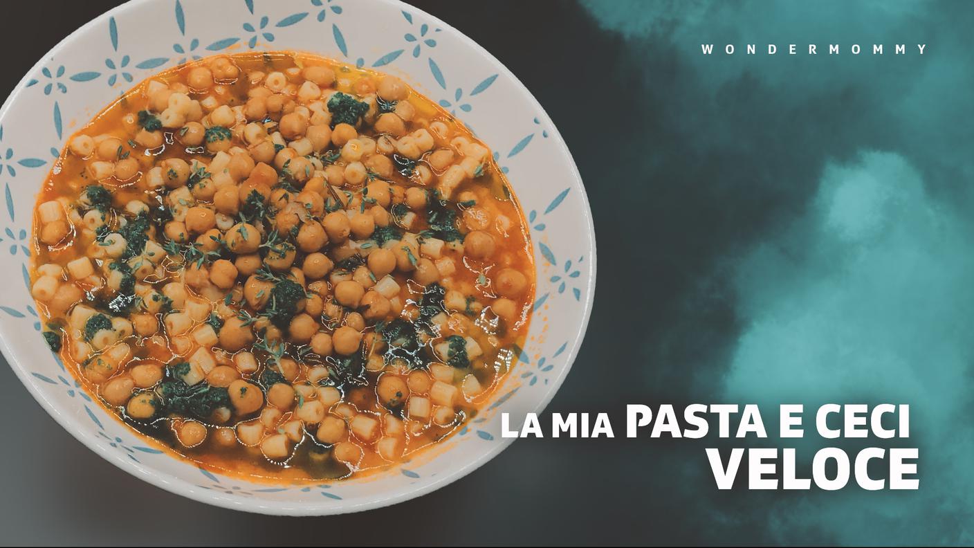 La mia pasta e ceci veloce