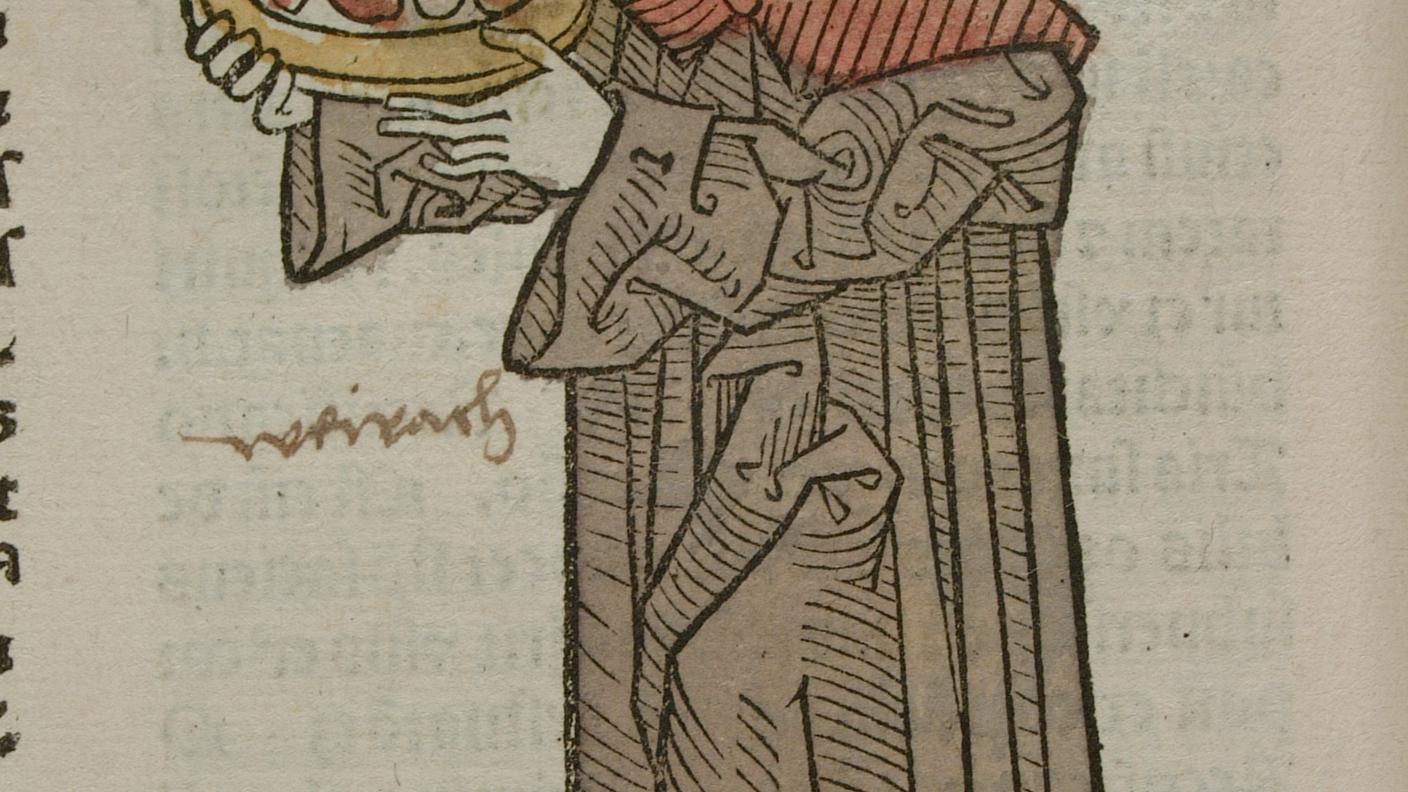 Particolare de l'Hortus sanitatis, 1490
