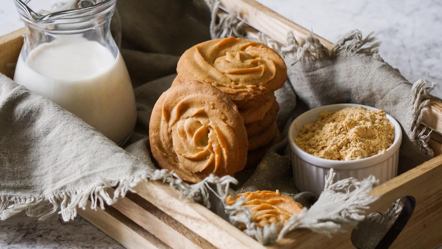 Biscotti di frolla montata con farina bóna