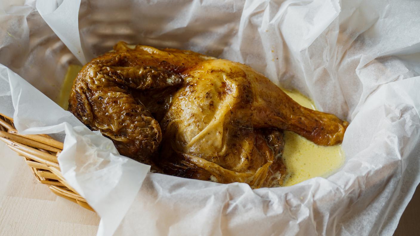 Salsa pollo al cestello
