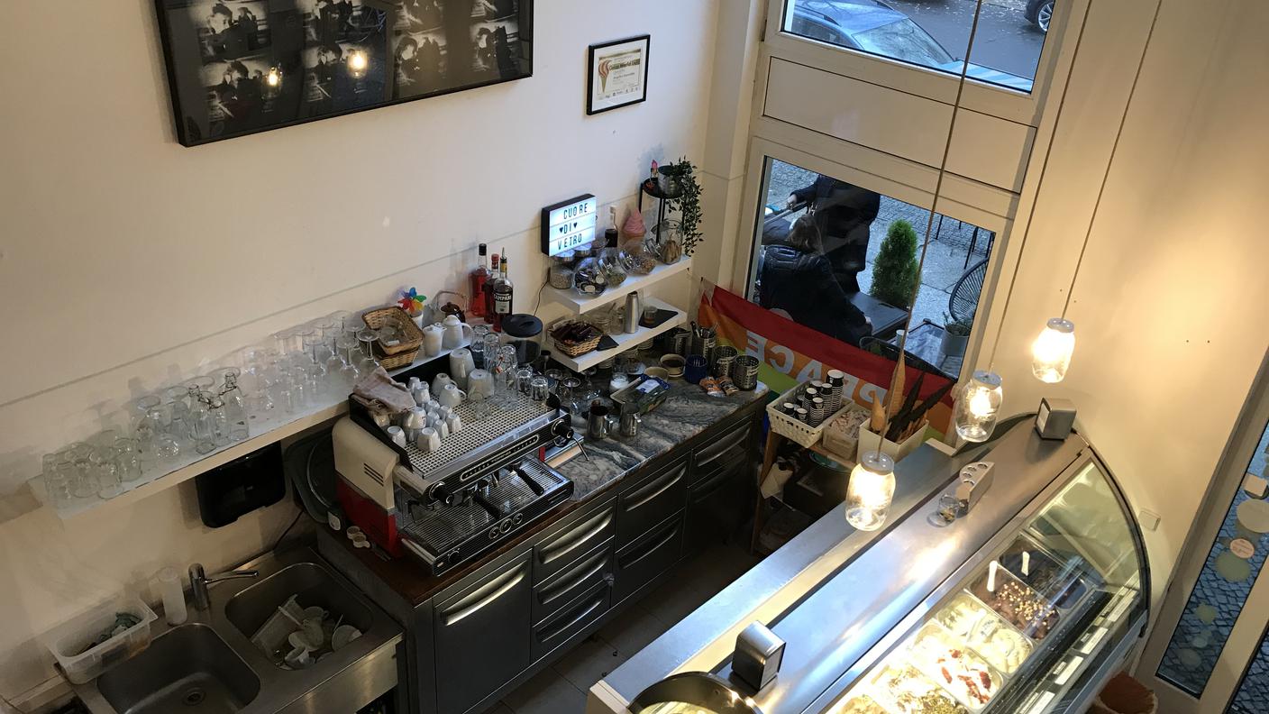 La gelateria Cuore di Vetro