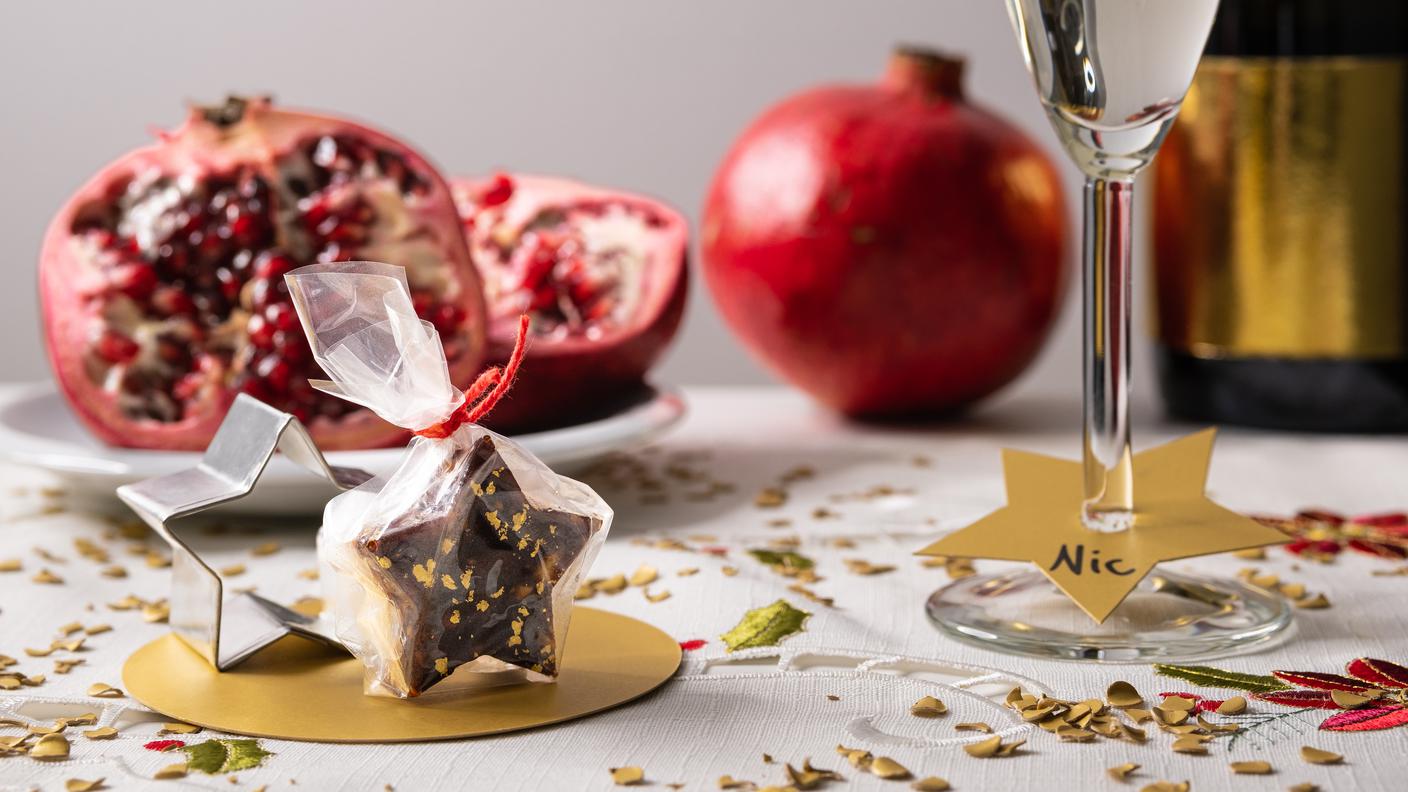 tavola capodanno - croccanti segnaposto