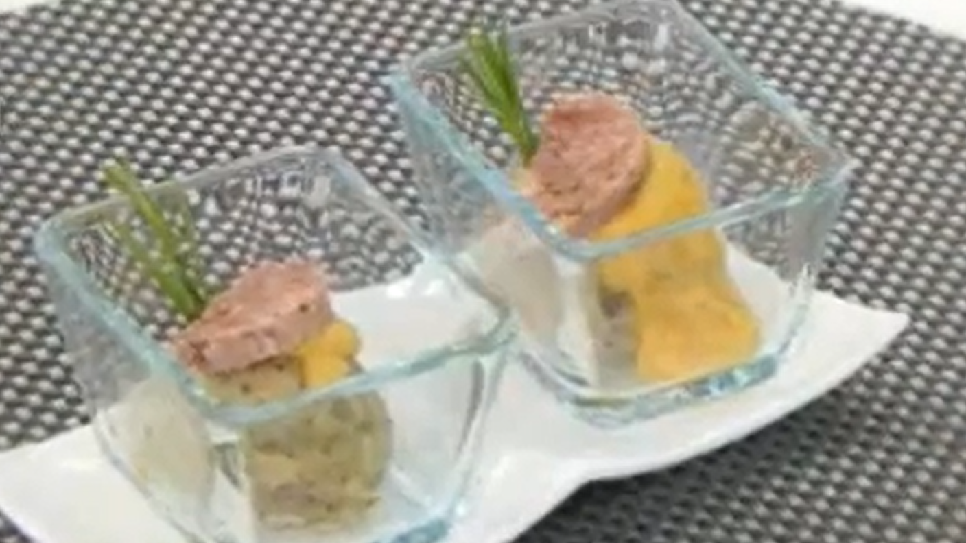 polenta, cotechino e mousse di fagioli