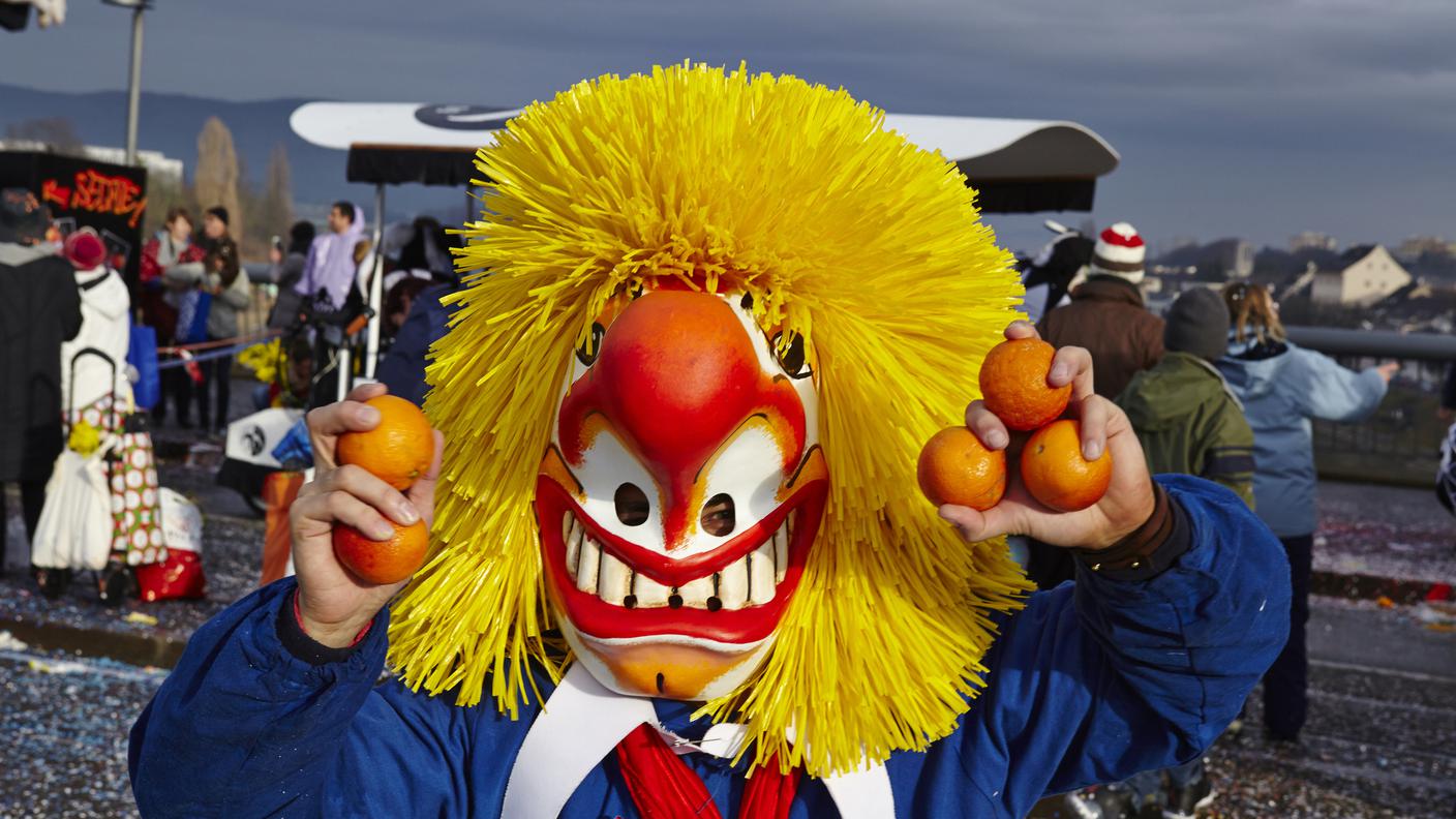 carnevale Basilea svizzera - arance