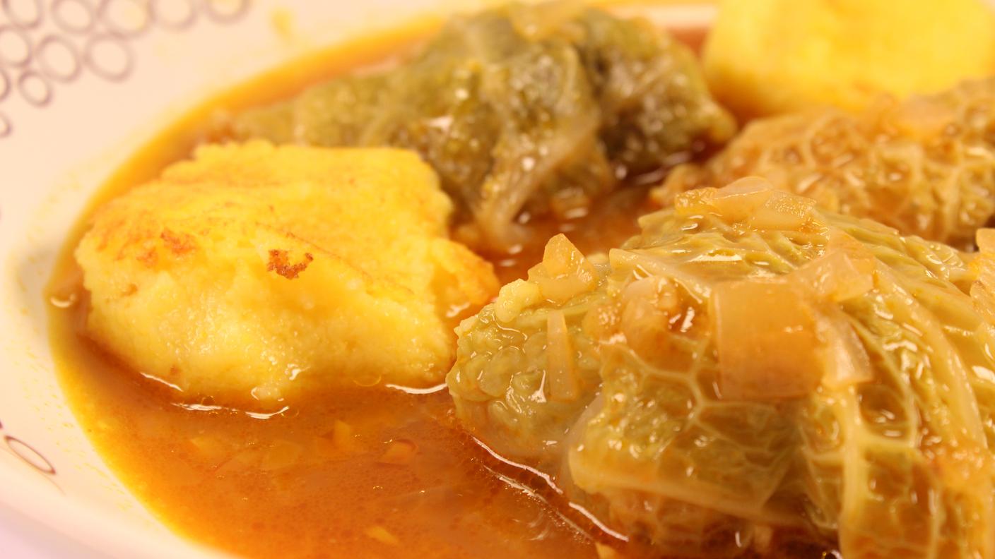 Verze con ripieno di carne
