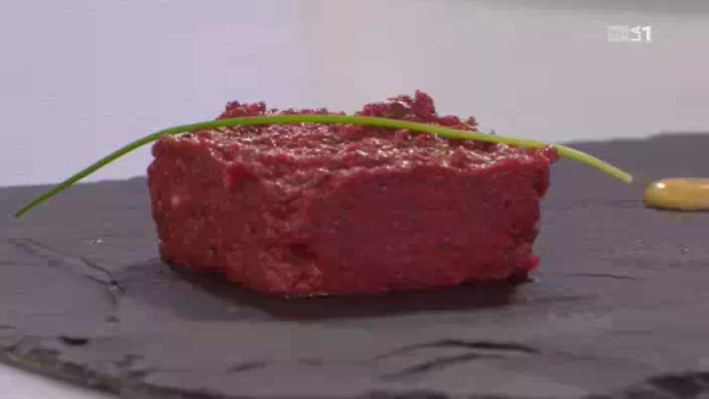 Tartare vegetariana di barbabietole e maionese di lenticchie rosse